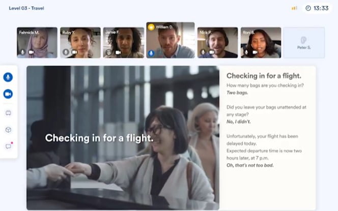EFイングリッシュライブのグループレッスンイメージ