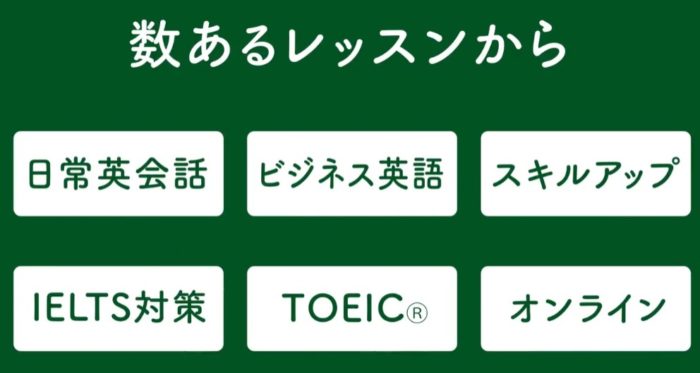 シェーン英会話レッスン一覧