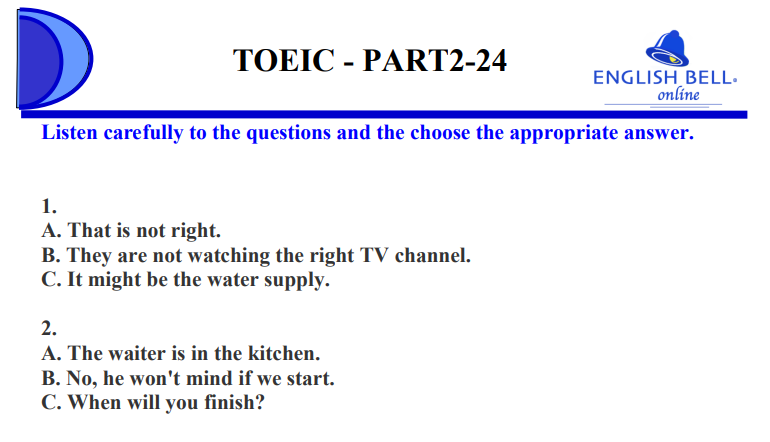 イングリッシュベルのTOEICクラス教材