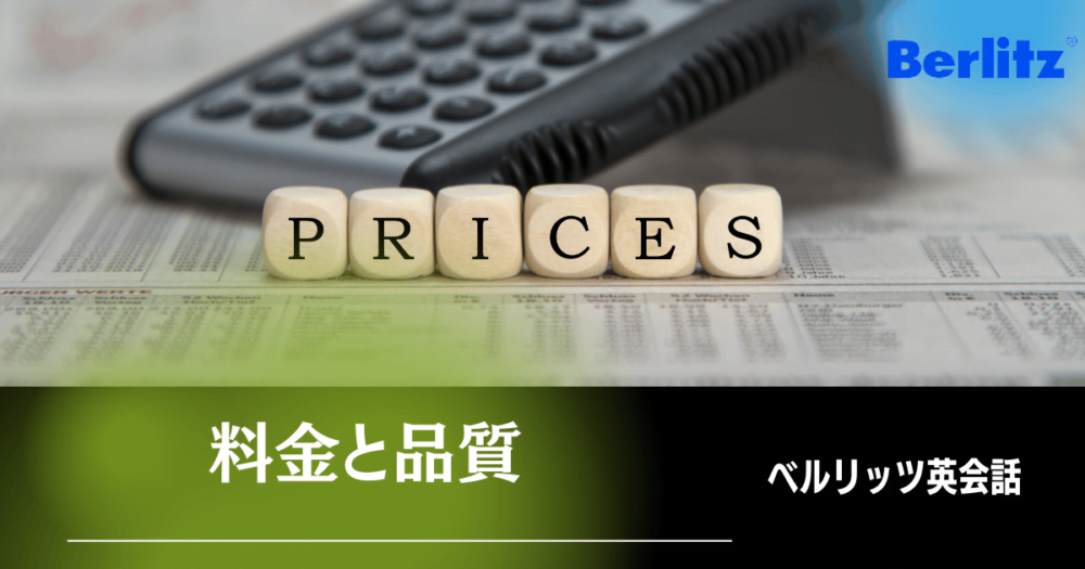 ベルリッツの料金は少し高いが価値あり