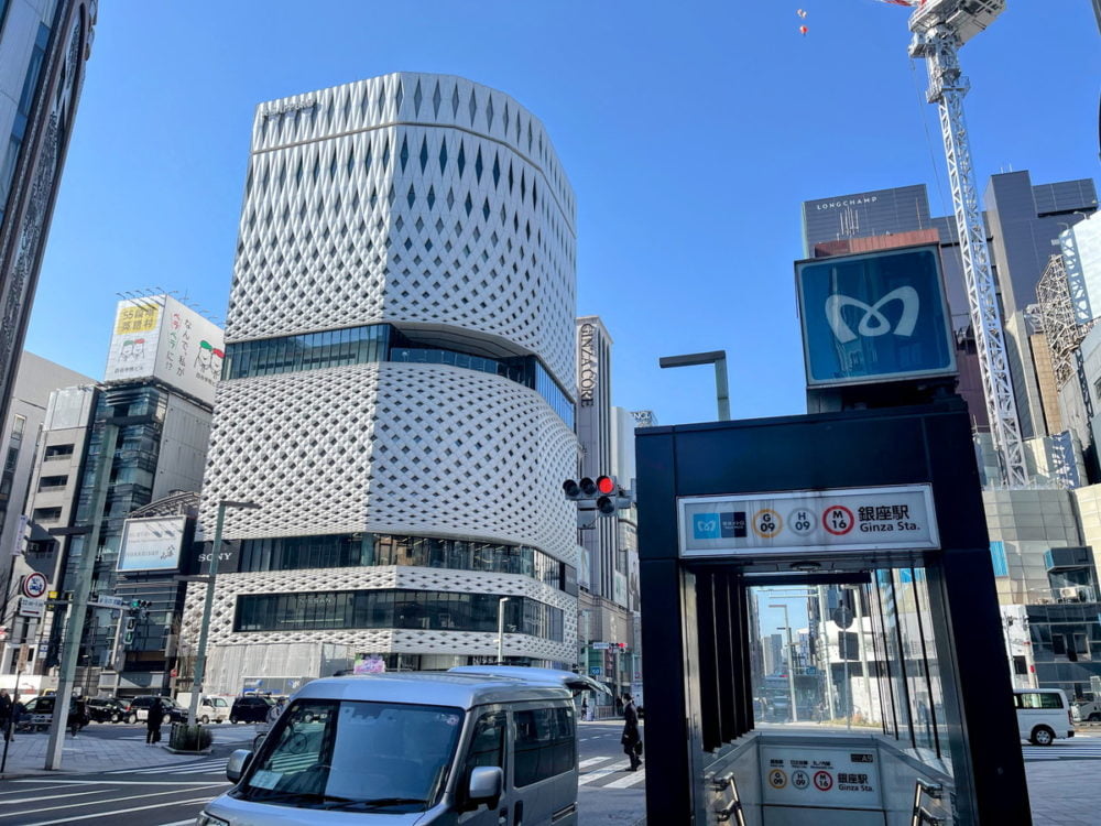 銀座駅 地下鉄入り口