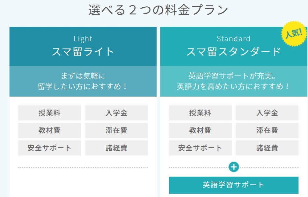 スマ留・選べる２つの料金プラン