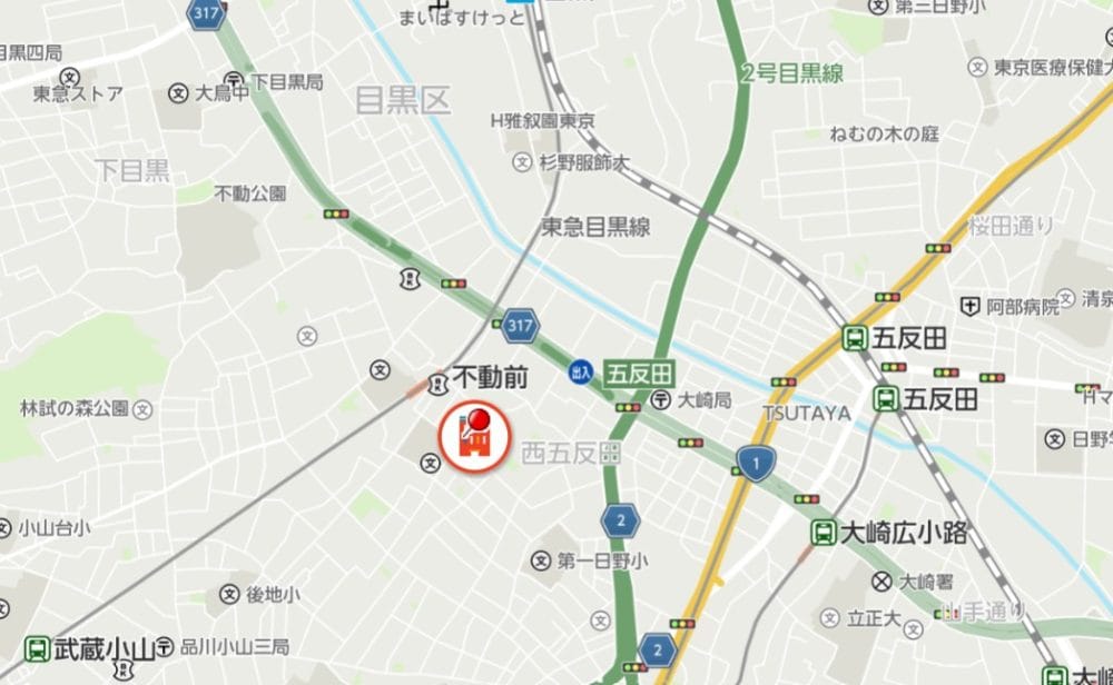 BE studio五反田マップ