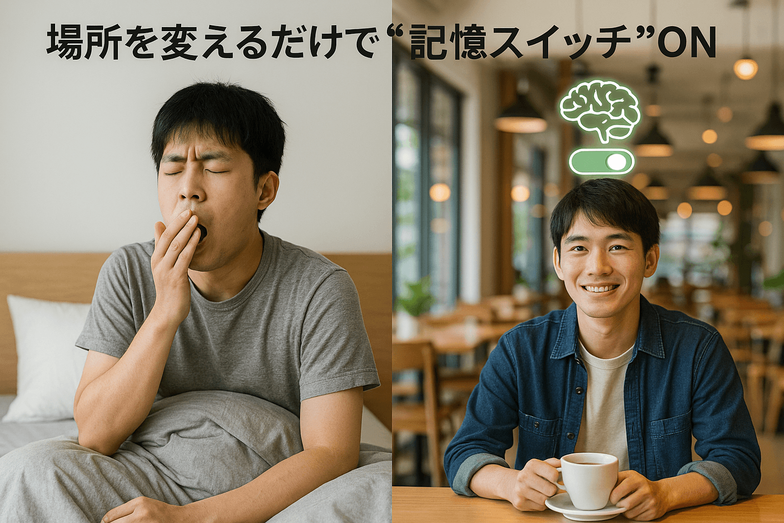 場所を変えるだけで“記憶スイッチ”ON